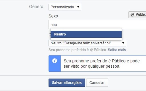 O Que é Pronome No Facebook O Que é Pronome No Facebook