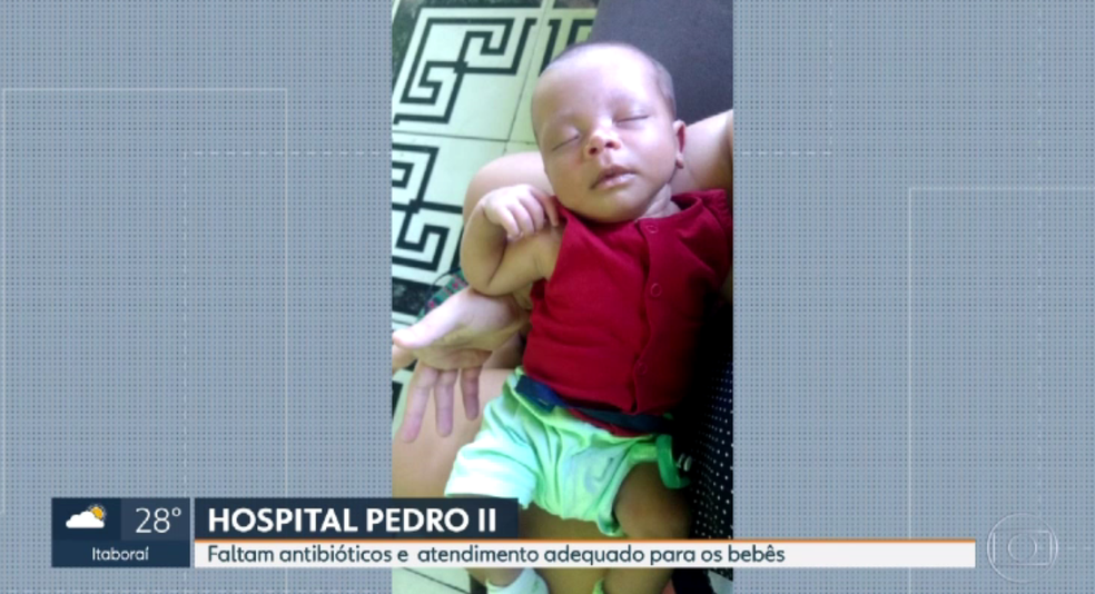 BebÃª foi dado como morto, mas hospital voltou atrÃ¡s (Foto: ReproduÃ§Ã£o/TV Globo)
