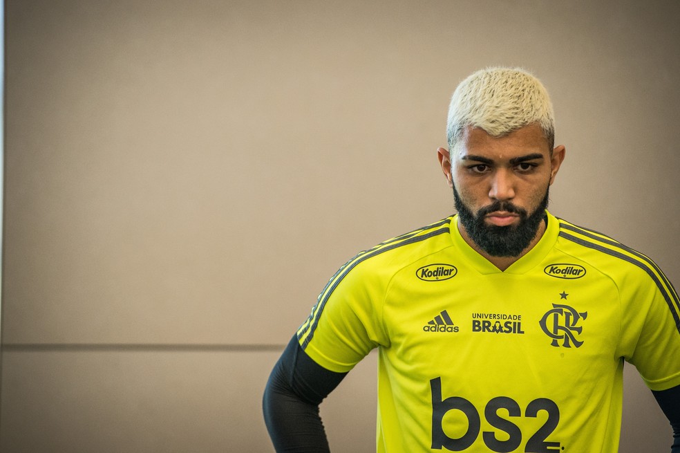 Gabigol vai ser o centroavante titular mais uma vez do Flamengo — Foto: Alexandre Vidal / Flamengo