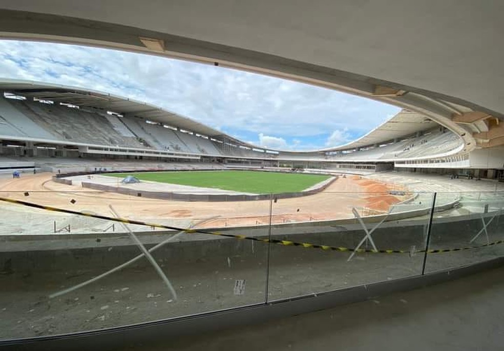 Estádio Mangueirão, em Belém, passa por reformas e será reaberto ainda em 2022 — Foto: Divulgação