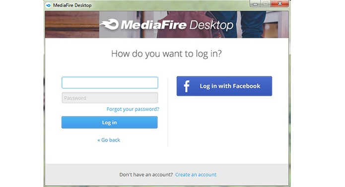 Fa?a o login na sua conta do MediaFire pelo servi?o desktop (Foto: Reprodu??o/Barbara Mannara)