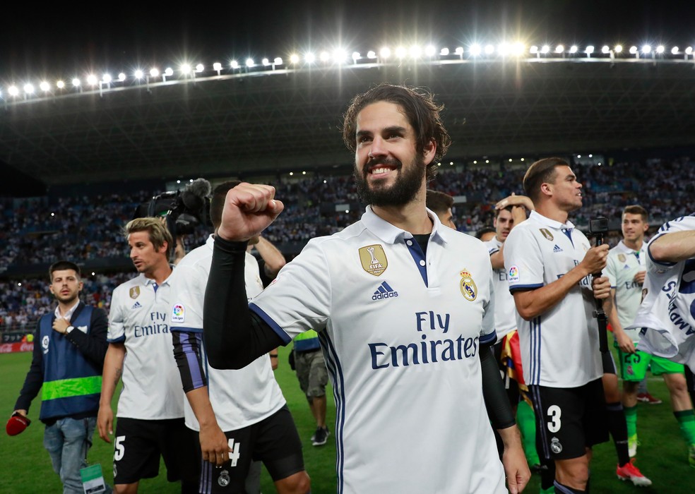 Isco renovou contrato com o Real Madrid, afirma Florentino Pérez (Foto: Getty Images)