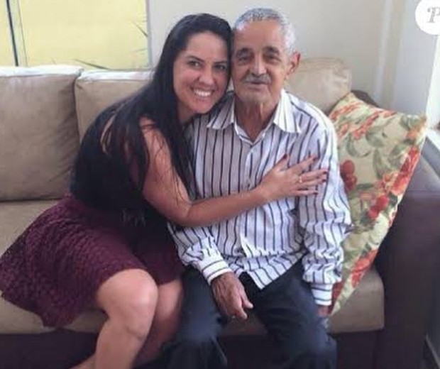 Graciele Lacerda com o sogro, Seu Francisco (Foto: Reprodução/Instagram)