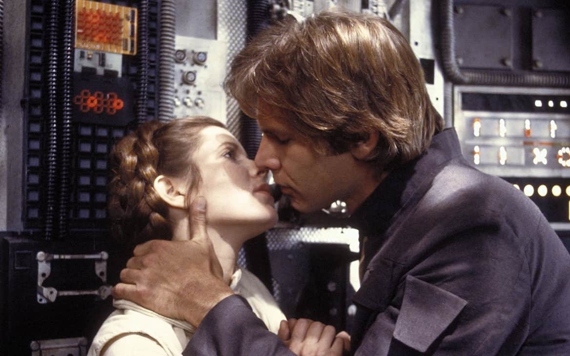 Leia e Han Solo, de Star Wars (Foto: Reprodução)