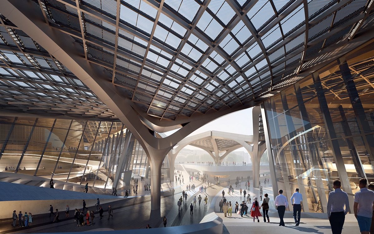 Zaha Hadid Architects revela centro de artes sustentável e futurista na China (Foto: Minmud / Methanoia)