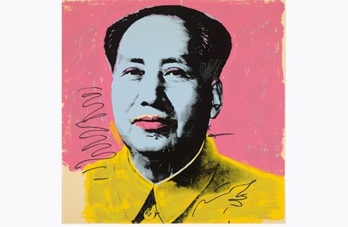 "Mao", serigrafia do artista pop americano Andy Warhol, que vai a leilão na Christie's