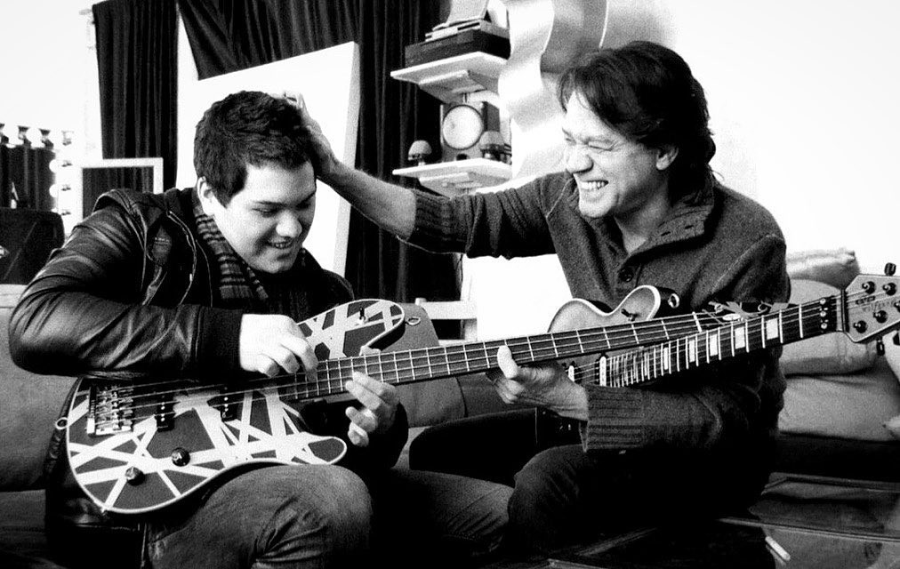Wolfgang e Eddie Van Halen (Foto: Reprodução / Instagram)