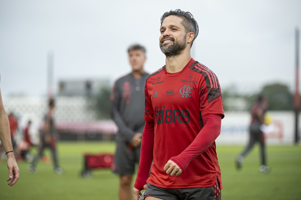Diego Flamengo — Foto: Alexandre Vidal / Flamengo