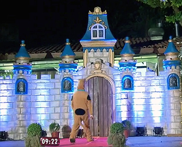 Um lindo castelo recepcionou os concorrentes (Foto: Mais Você/TV Globo)