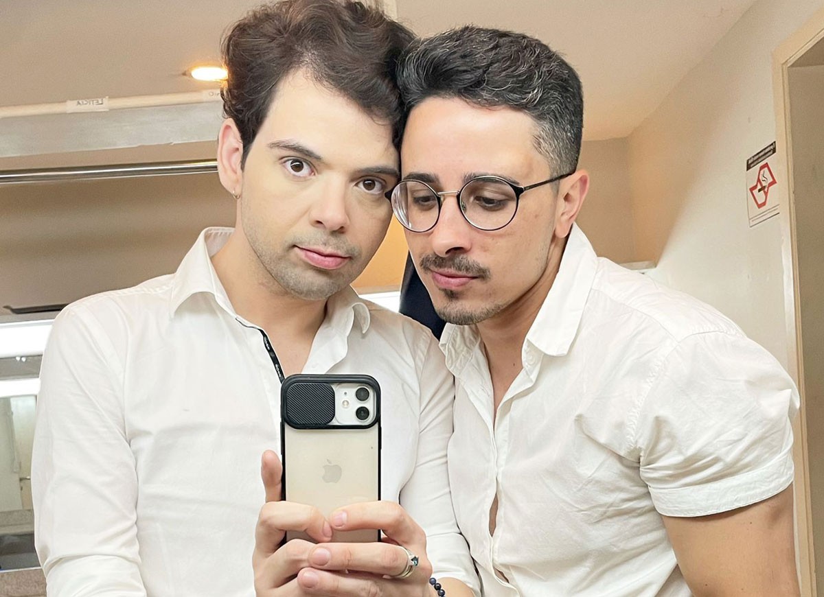 Gustavo Mendes e Mauro Vinícius Junior (Foto: Reprodução/Instagram )