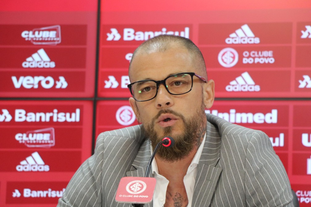 D'Alessandro anuncia que não renovará com o Inter — Foto: Ricardo Duarte/Divulgação Inter