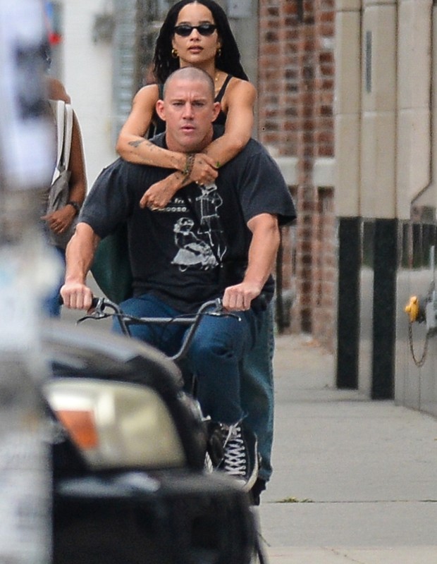 Zoë Kravitz e Channing Tatum foram vistos juntos em meio a rumores de namoro (Foto: The Grosby Group)