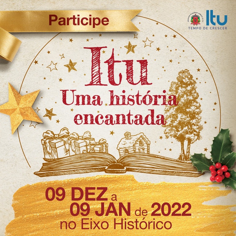 Natal Encantado de Itu' promove atrações gratuitas até janeiro de 2022 |  Especial Publicitário Prefeitura de Itu | G1