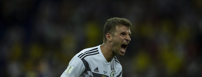Thomas Muller marcou 10 gols em Copas do Mundo — Foto: Alexandre Cassiano / Agência O Globo