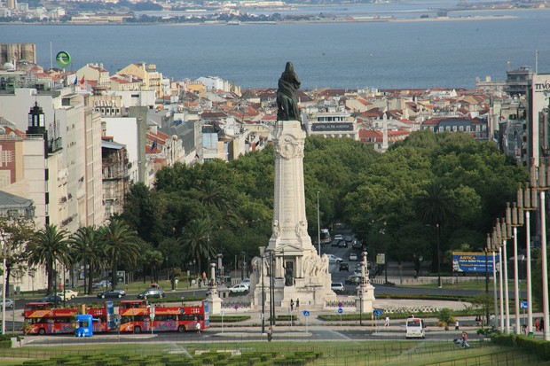 Vista de Lisboa do Marquês do Pombal (Foto: Getty Images)