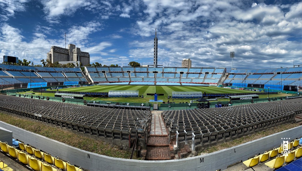 Estádio Centenário vai receber final da Libertadores entre Palmeiras e Flamengo — Foto: Reprodução/Twitter