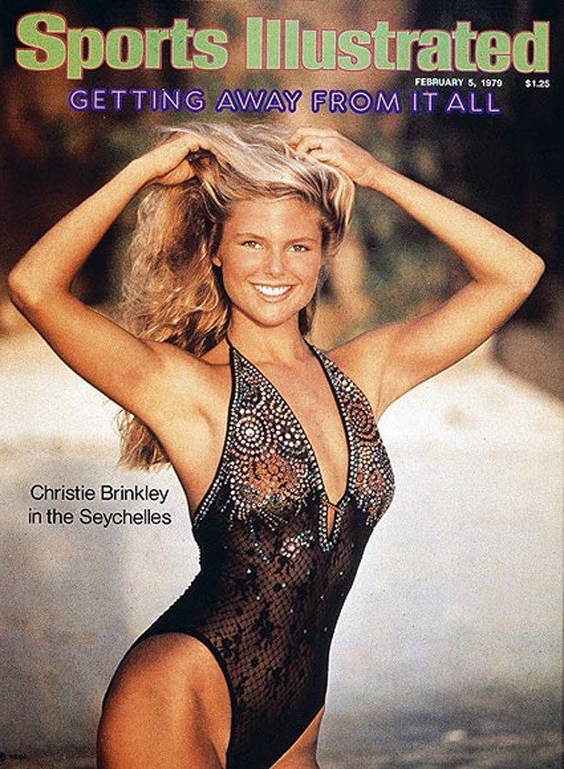 Christie Brinkley na capa da revista em 1979 (Foto: Reprodução)