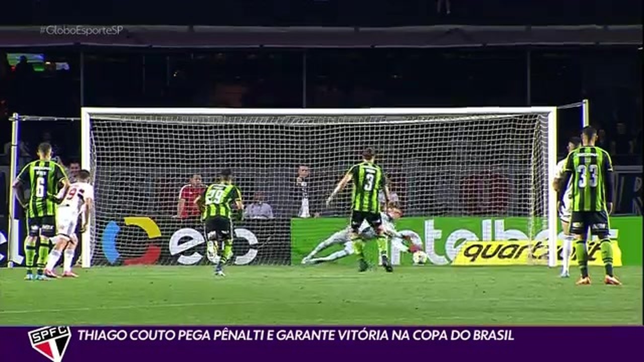 Thiago Couto pega pênalti e garante vitória do São Paulo na Copa do Brasil