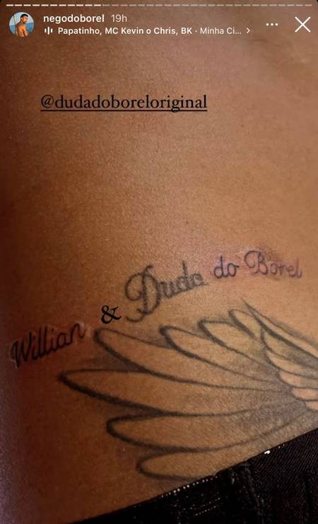 Tatuagem nego do Borel (Foto: Reprodução/Instagram)