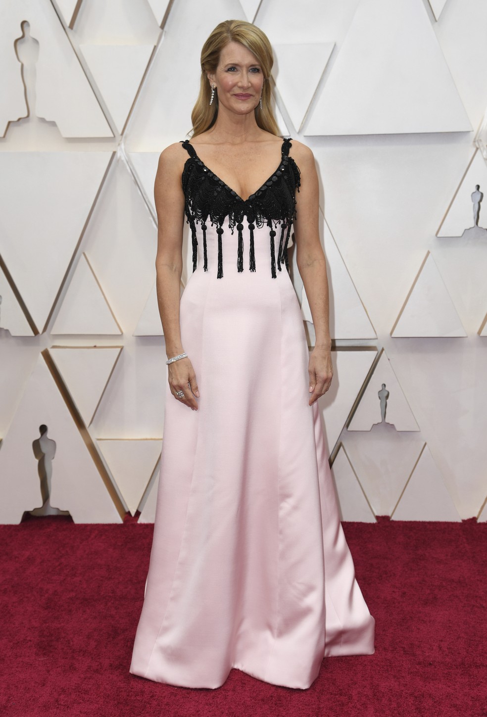A atriz Laura Dern no Oscar 2020 — Foto: Richard Shotwell/Invision/AP