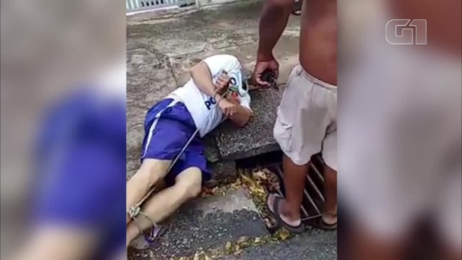 Homem morre linchado aps matar mulher a facadas em Jundia