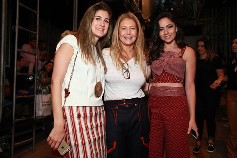 Da Vogue, Barbara Migliori e Donata Meirelles com Luciana Tranchesi