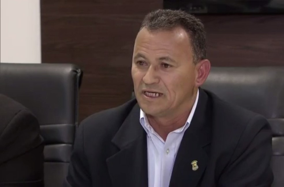 Vereador Givaldo dos Santos Feitoza, conhecido como 'Givaldo do Açougue' — Foto: Reprodução/TV Tribuna