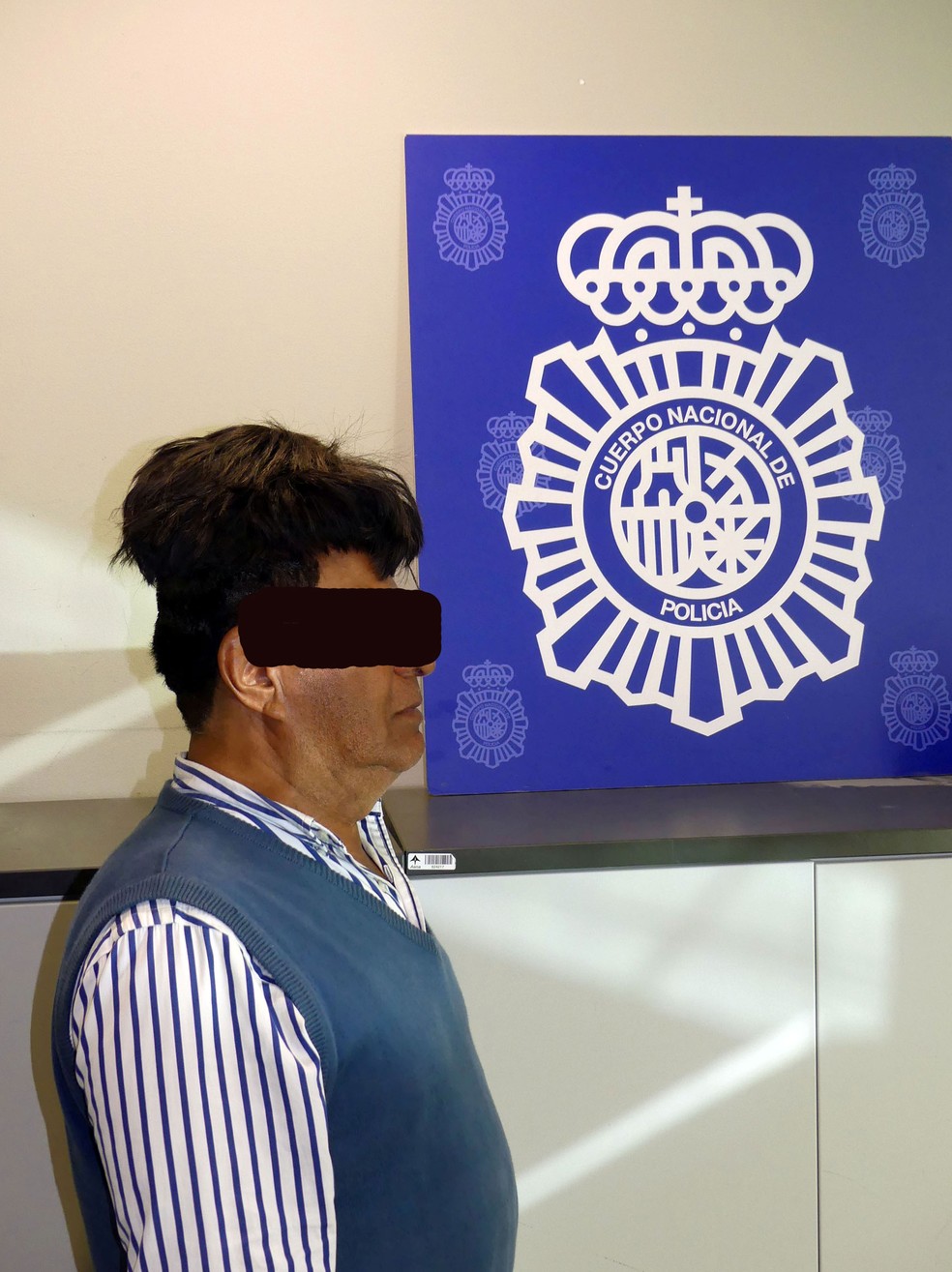 Colombiano Ã© preso com meio quilo de cocaÃ­na sob peruca em Barcelona â?? Foto: Policia Nacional de EspaÃ±a via Reuters