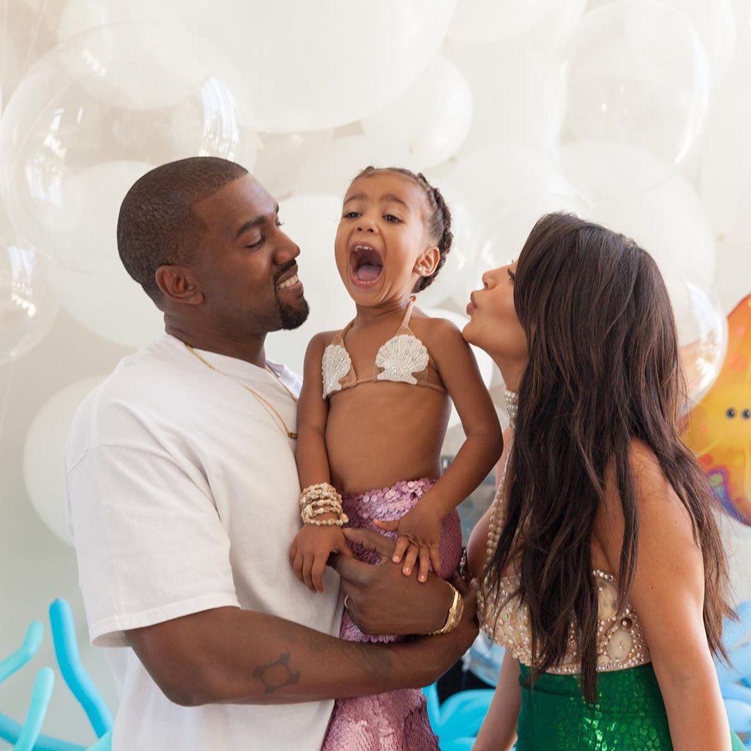 Família Kardashian comemora os sete anos de North West (Foto: Reprodução/Instagram)