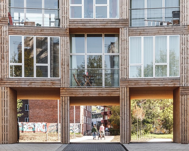 Voltado para pessoas de baixa renda, Copenhague ganha edifício com design incrível (Foto: Divulgação / Rasmus Hjortshoj)