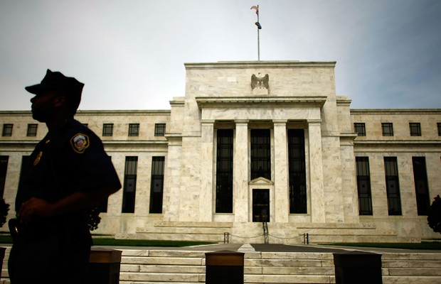 Prédio do Federal Reserve, o banco central dos EUA, em Washington, DC  (Foto: Chip Somodevilla/Getty Images)
