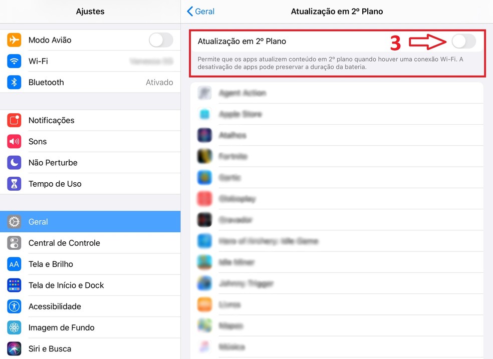 Selecione quais apps tem permissão para serem atualizados sozinhos — Foto: Reprodução/Milena Garcia