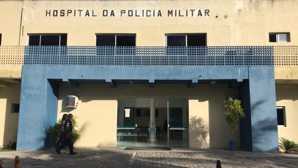 Hospital da Polícia Militar em Natal, RN — Foto: Geraldo Jerônimo/Inter TV Cabugi