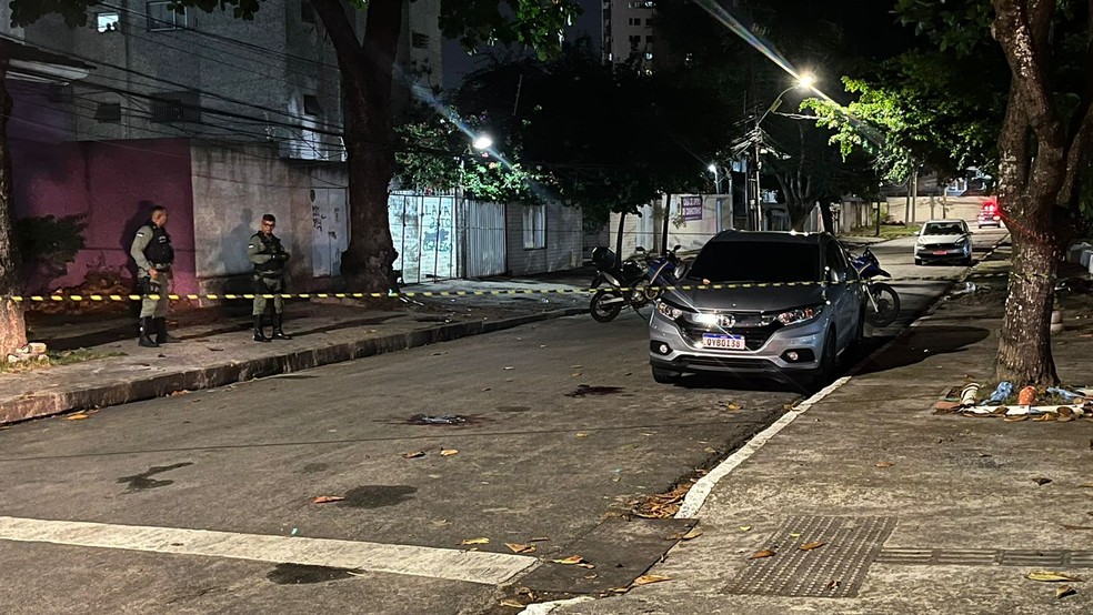 Crime aconteceu no bairro da Madalena, na Zona Oeste do Recife — Foto: Mhatteus Sampaio/TV Globo