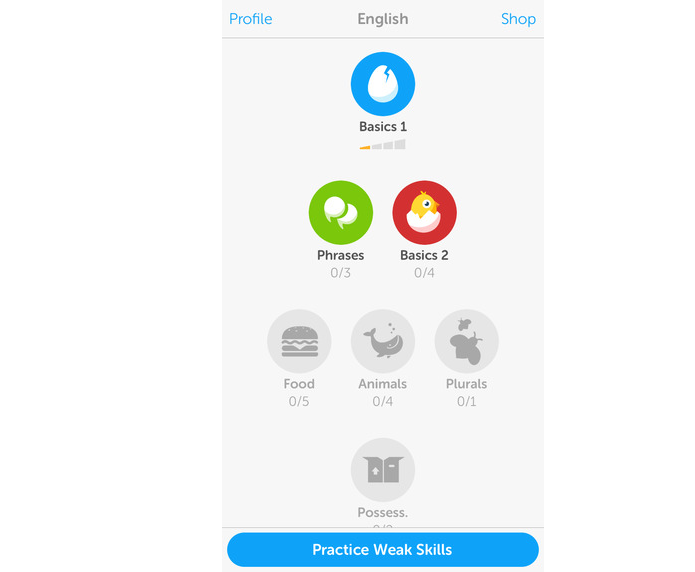 Duolingo está mais fácil de ler textos e acessar conteúdo de apps (Foto: Divulgação)