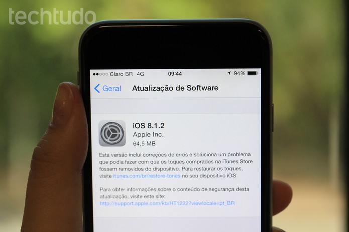 Update do iOS traz de volta toques perdidos do iPhone (Foto: Anna Kellen Bull/TechTudo)