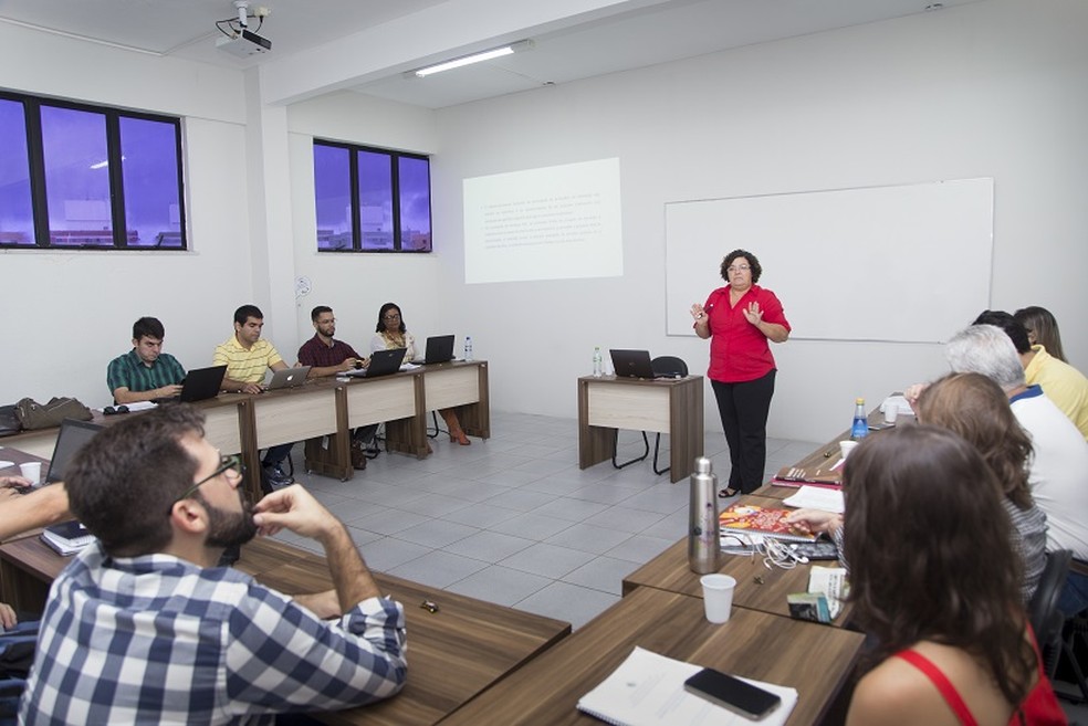 Alunos em sala de aula na Universidade Tiradentes (Unit Sergipe). — Foto: Acervo/Grupo Tiradentes