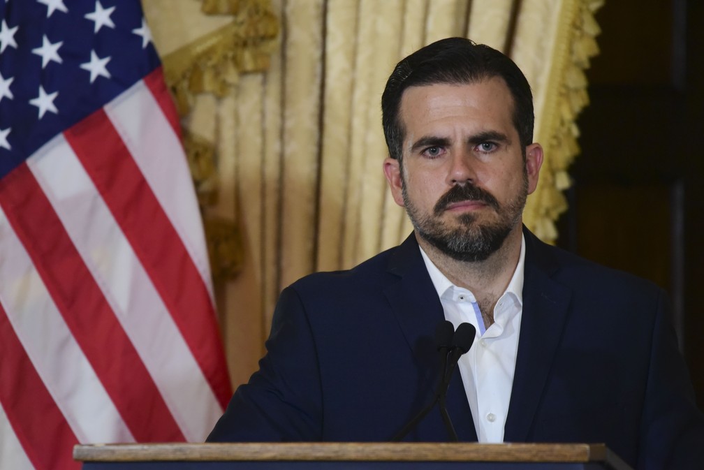 O ex-governador de Porto Rico, Ricardo RossellÃ³. â Foto: Carlos Giusti/AP