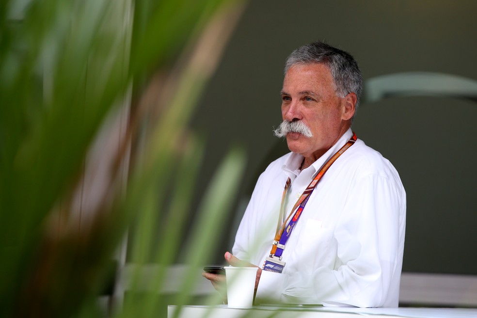 Chase Carey é o CEO da Fórmula 1 desde 2017 — Foto: Getty Images