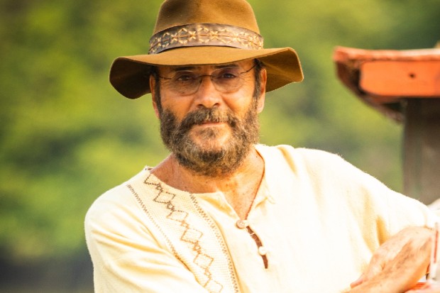 Almir Sater como Eugênio em Pantanal (Foto: Divulgação)