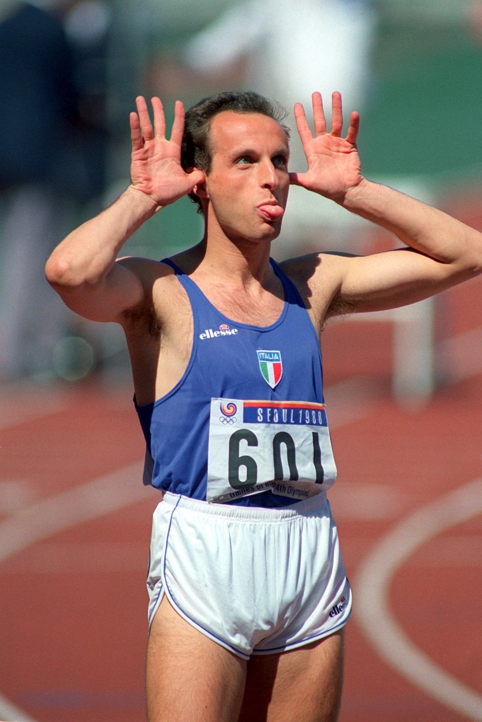 Donato Sabia na Olimpíada de Seul, em 1988 — Foto: Getty Images