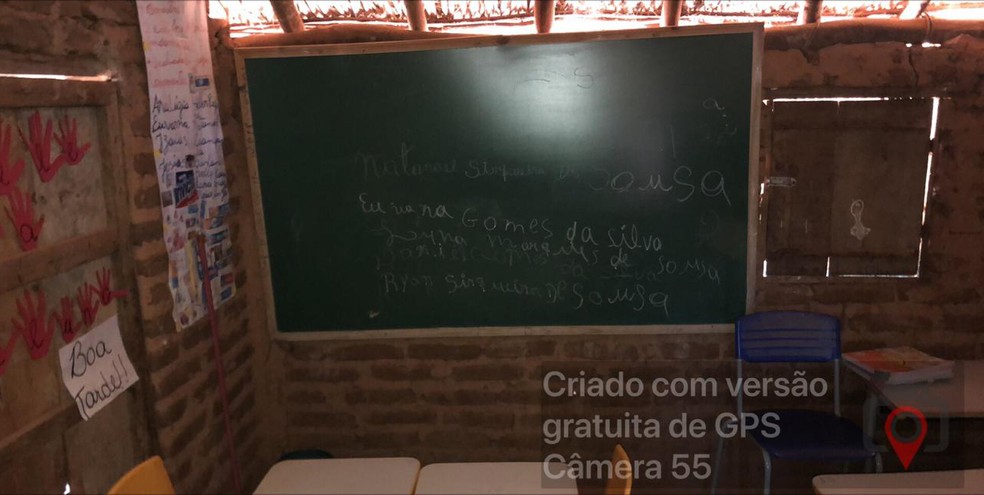 Escola funciona em local adaptado — Foto: Divulgação/TCE-PI