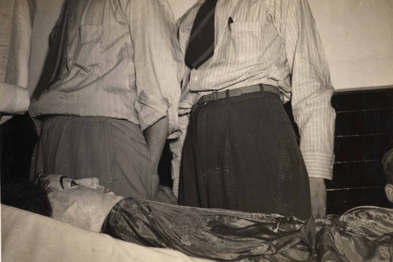 O corpo de elena em exposição (Foto: Florida Public Library )