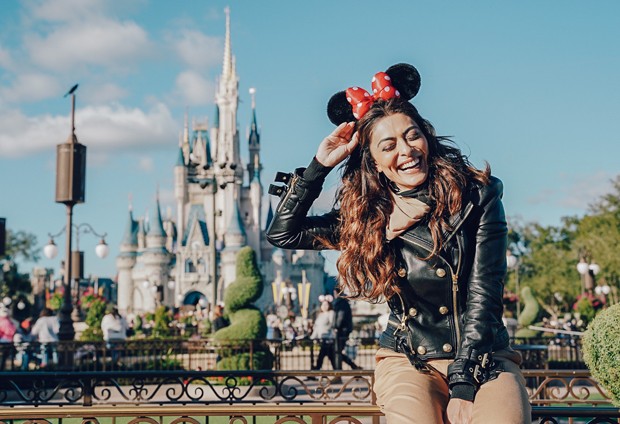 Juliana Paes na Disney (Foto: Divulgação/Fotos em Orlando)
