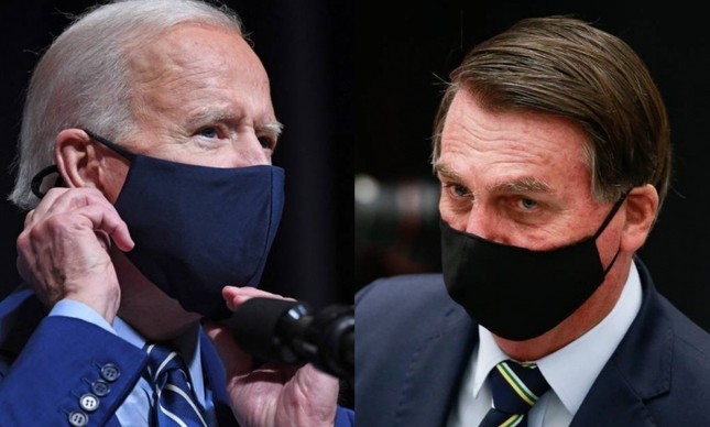 Joe Biden e Jair Bolsonaro