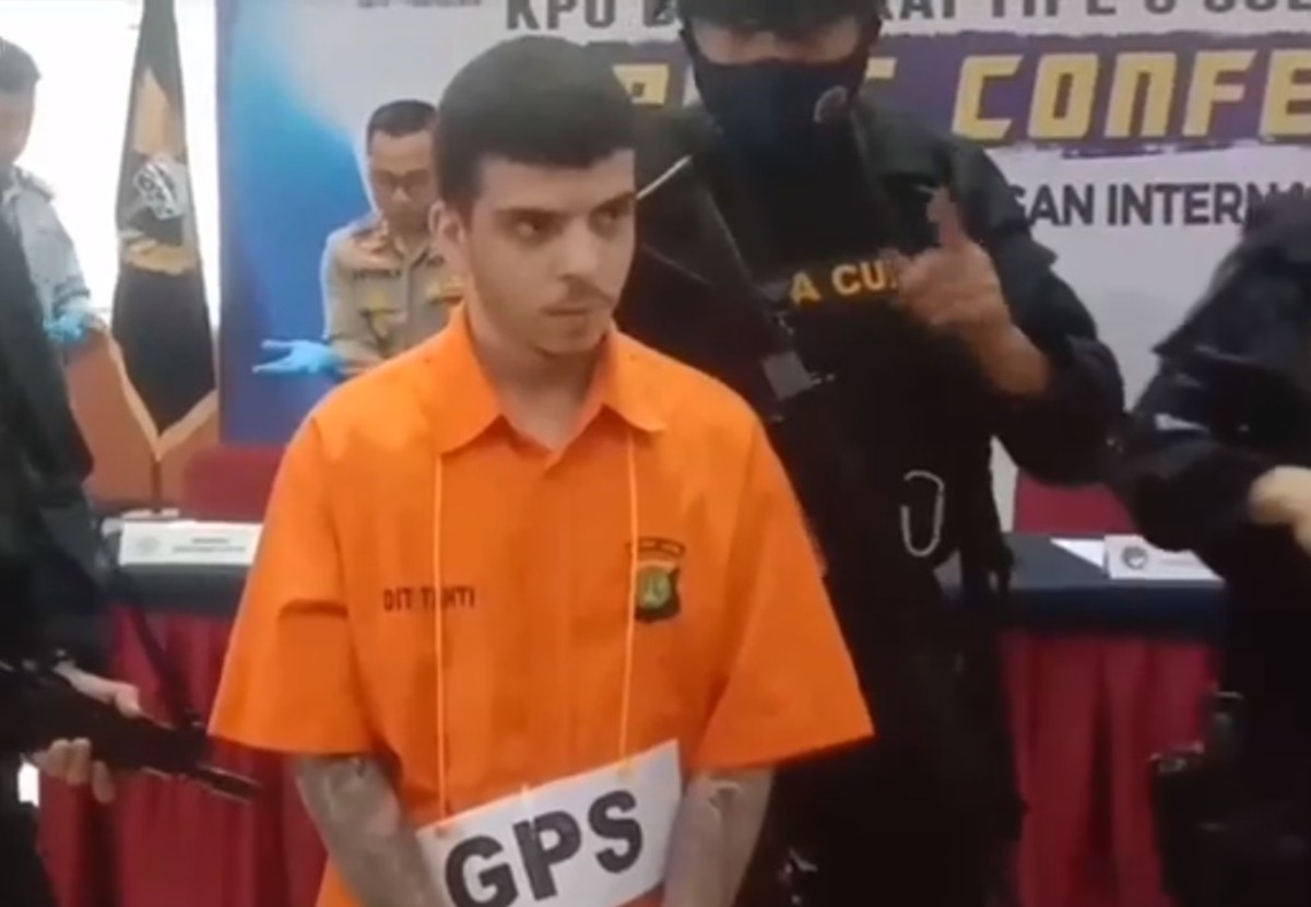 Preso na Indonésia, brasileiro diz que tentou entrar no país com drogas