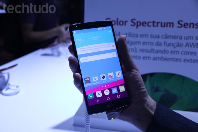 LG G4 é o mais novo top de linha da LG (Foto: Nicolly Vimercate/TechTudo)
