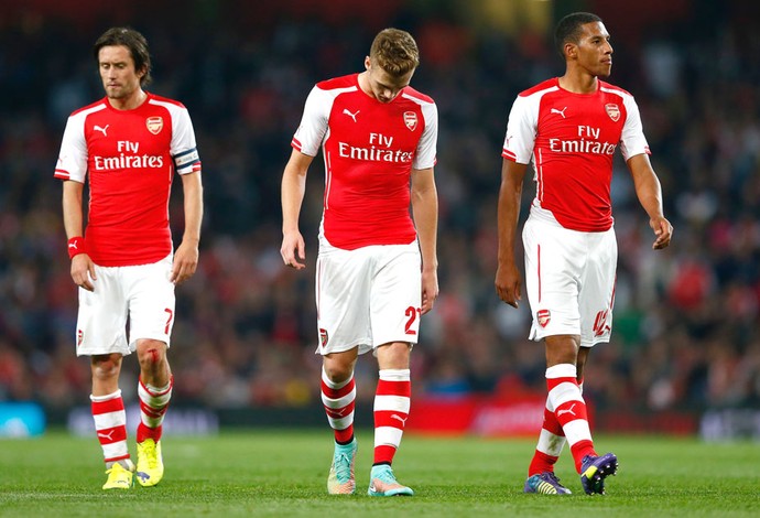 Arsenal decepciona e é eliminado da Copa da Inglaterra por time da 2ª  divisão