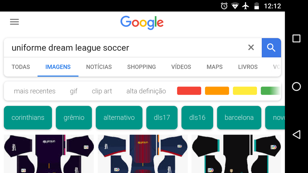 Dream League Soccer 2018: como adicionar uniformes oficiais ao game (Foto: Reprodução/Murilo Molina)