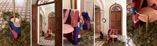 Coleção 'Líquens' de tapeçarias e mobiliários, assinada por Alex Rocca + Tiie Design